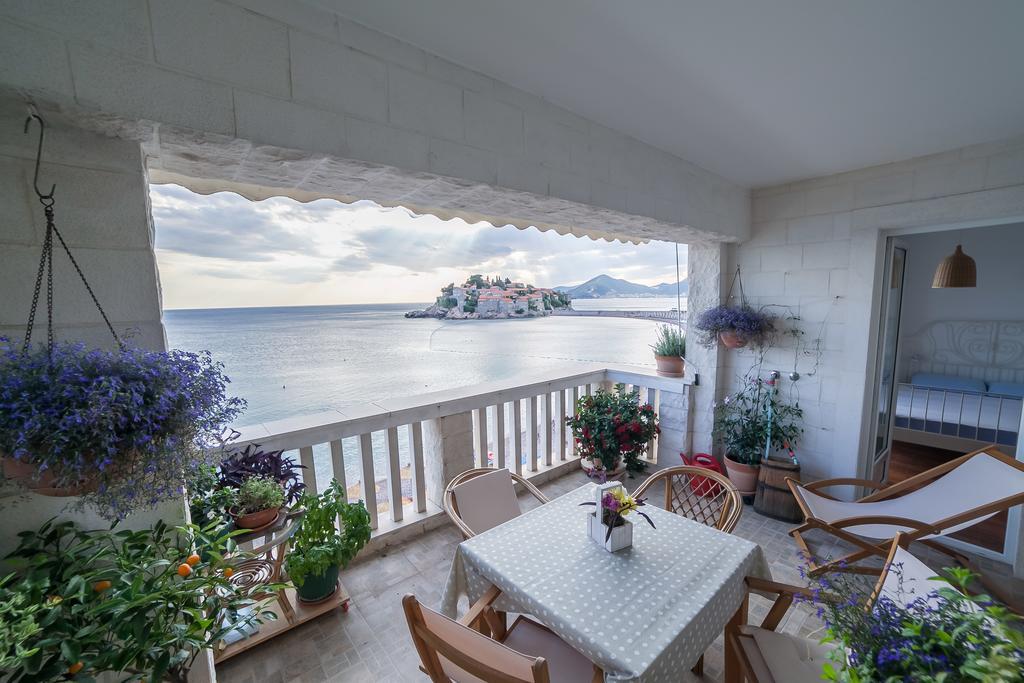 Beachfront First Line View Sveti Stefan Eksteriør bilde